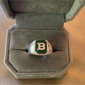 Sterling Silver BAYLOR University Signet Ring